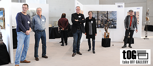 Das freundliche Team der tOG Galerie Düsseldorf in Essen auf der Messe CAR.